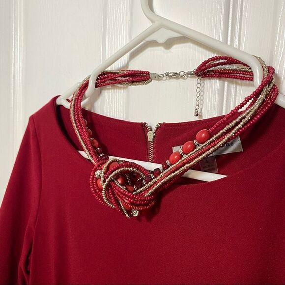 Danny and Nicole Red Dress - Picture 6 of 12